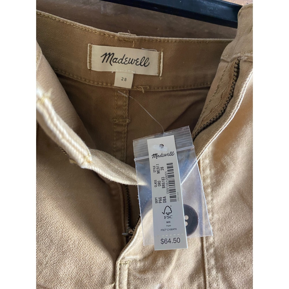 NWT Madewell The Perfect Vintage Military Short - Picture 8 of 9